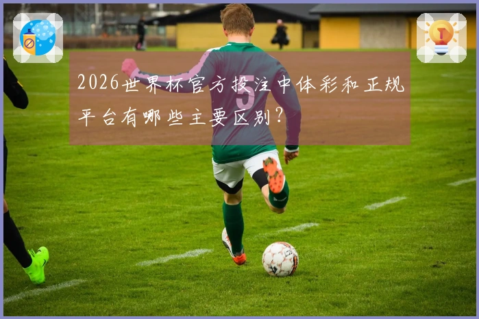2026世界杯官方投注中体彩和正规平台有哪些主要区别？