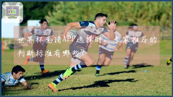 世界杯竞猜APP选择时,专家推荐的判断标准有哪些?
